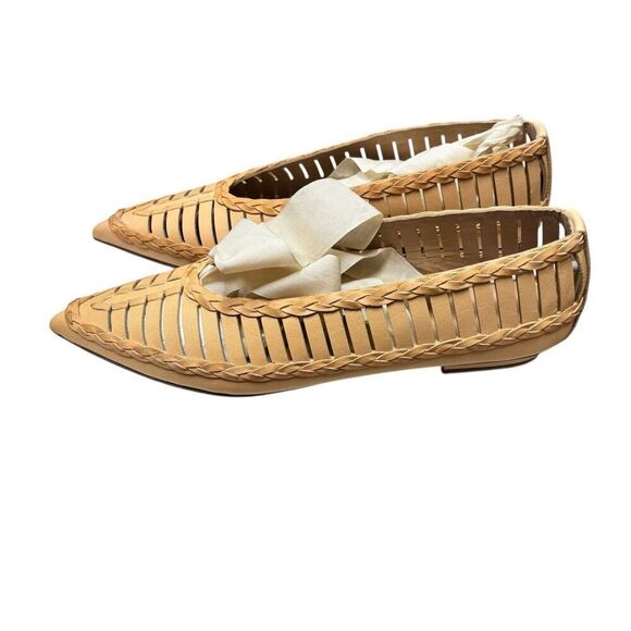 ULLA JOHNSON Ophelia Flat in Sand NWB Size 38/8 - Picture 7 of 12